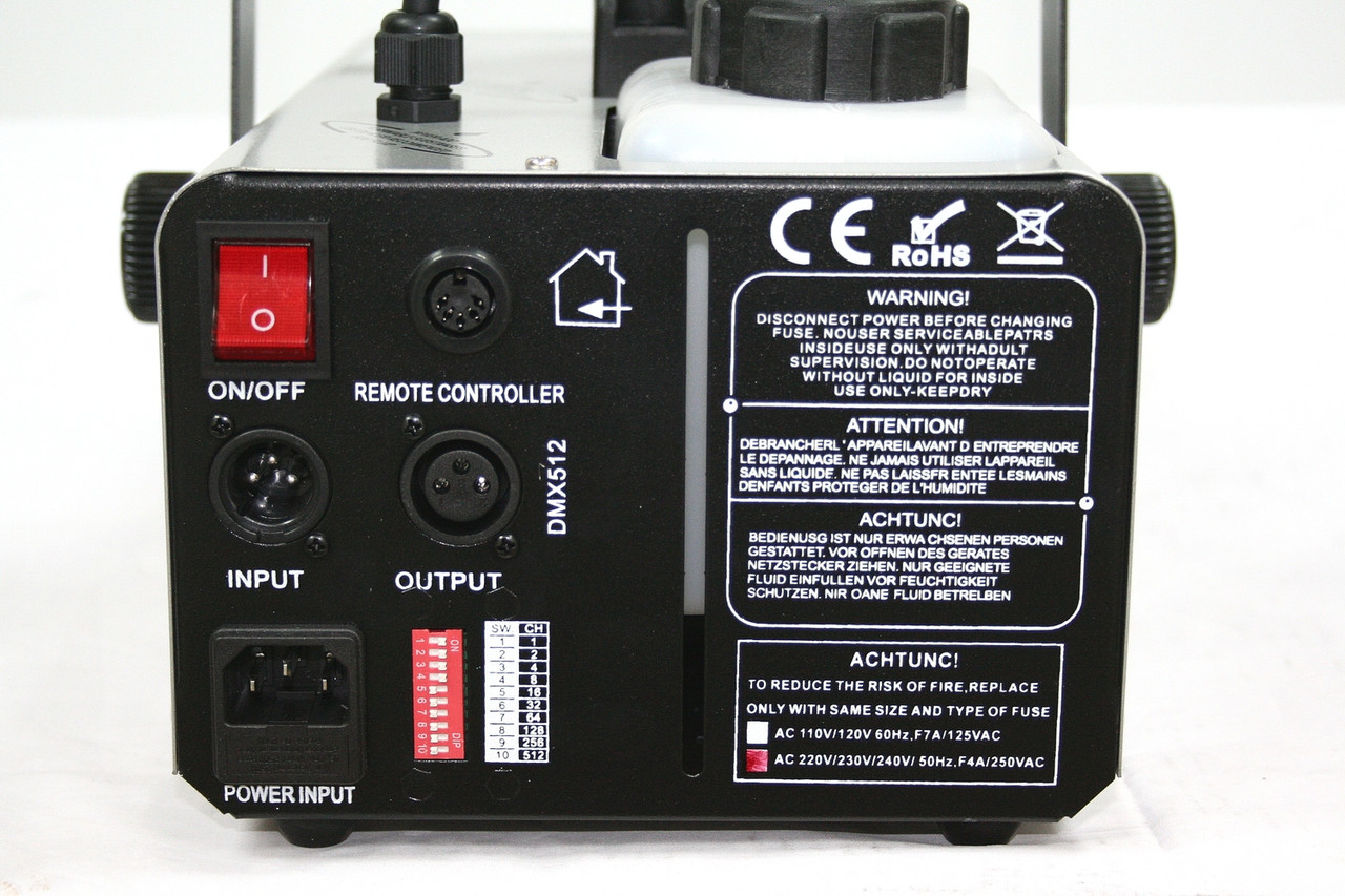 INVOLIGHT FM900DMX - генератор дыма, 900Вт, беспроводной пульт ДУ, DMX 512- 1 канал - фото 2 - id-p177279667