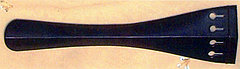 WBO CT01E-1/4 Струнодержатель для виолончели, круглая модель, черное дерево