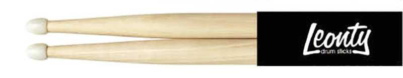 Leonty L5BLN 5ВL Барабанные палочки удлиненные, граб, нейлоновый наконечник - фото 1 - id-p177280071