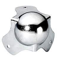 ADAM HALL 4120 - угол средний треугольный с шаром для рэка, 50 мм, оцинкованный метал