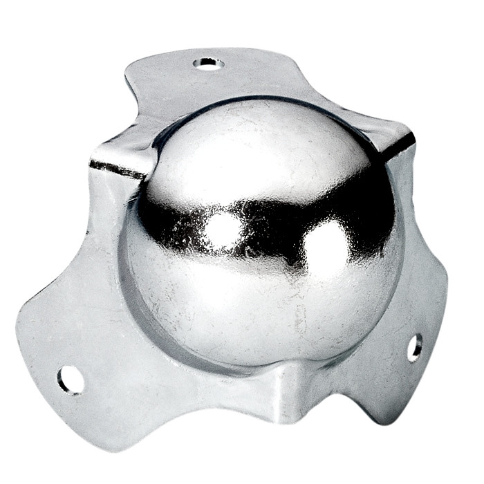 ADAM HALL 4120 - угол средний треугольный с шаром для рэка, 50 мм, оцинкованный метал - фото 1 - id-p177280070