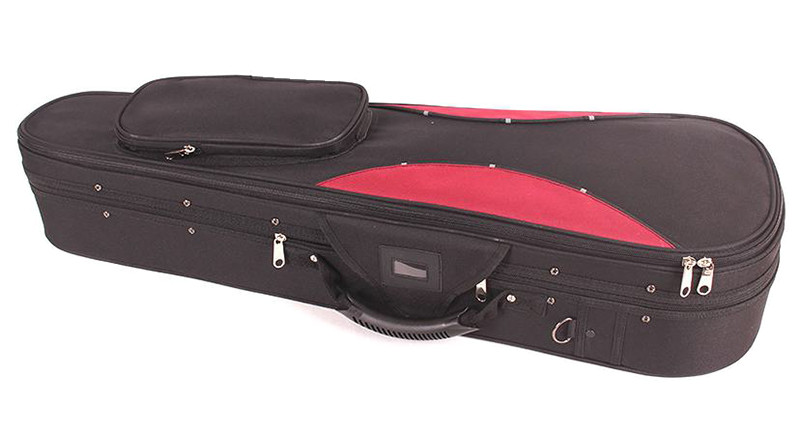 Mirra VC-G300-BKR-1/2 Футляр для скрипки размером 1/2, черный/красный
