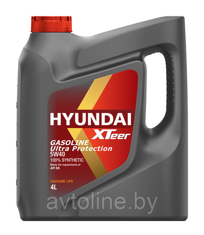 Масло моторное синтетическое HYUNDAI XTEER Gasoline Ultra Protection 5W40 (4л) 1041126
