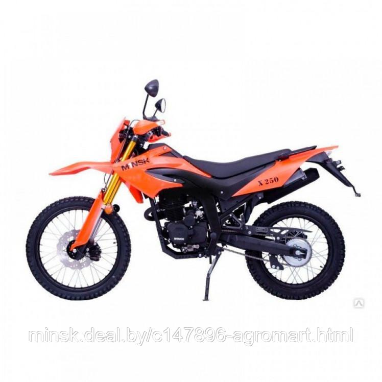 Мотоцикл M1NSK X250 оранжевый (мотоцикл Минск) - фото 1 - id-p177282848