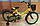 Детский велосипед Bibibike 16" для мальчика, корзина, звонок, багажник синий, фото 2