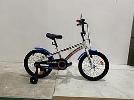Детский велосипед Bibibike 18" для мальчика,звонок, ручной тормоз, M18-2BW