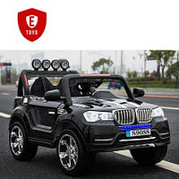 Детский электромобиль Electric Toys BMW X5 Lux 12V (черный) 4WD