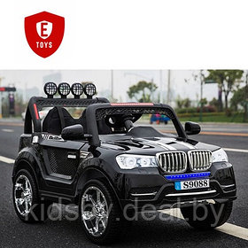 Детский электромобиль Electric Toys BMW X5 Lux 12V (черный) 4WD