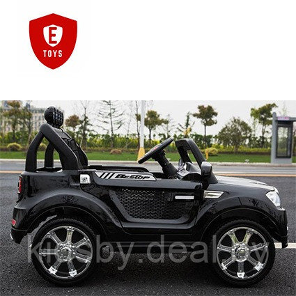 Детский электромобиль Electric Toys BMW X5 Lux 12V (черный) 4WD - фото 2 - id-p177287046