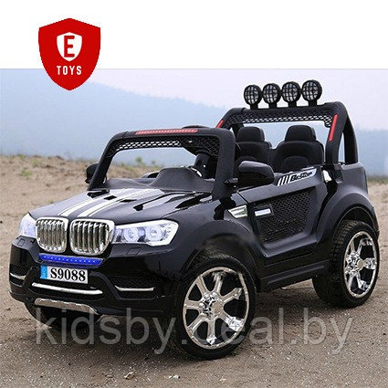 Детский электромобиль Electric Toys BMW X5 Lux 12V (черный) 4WD - фото 3 - id-p177287046