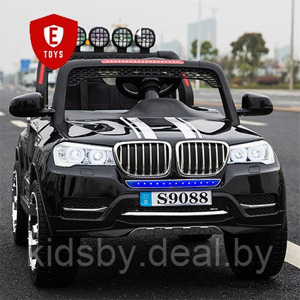 Детский электромобиль Electric Toys BMW X5 Lux 12V (черный) 4WD - фото 5 - id-p177287046