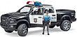Bruder Полицейский пикап RAM 2500 с фигуркой полицейского Bruder 02505, фото 2
