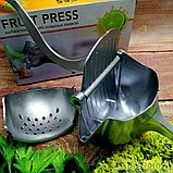 Ручной пресс/соковыжималка (Орехокол) Fruit Press для фруктов и ягод (Размер L 11х9х9 см), фото 7