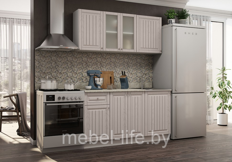 Готовая кухня Хозяюшка 1,5м Мускат МДФ