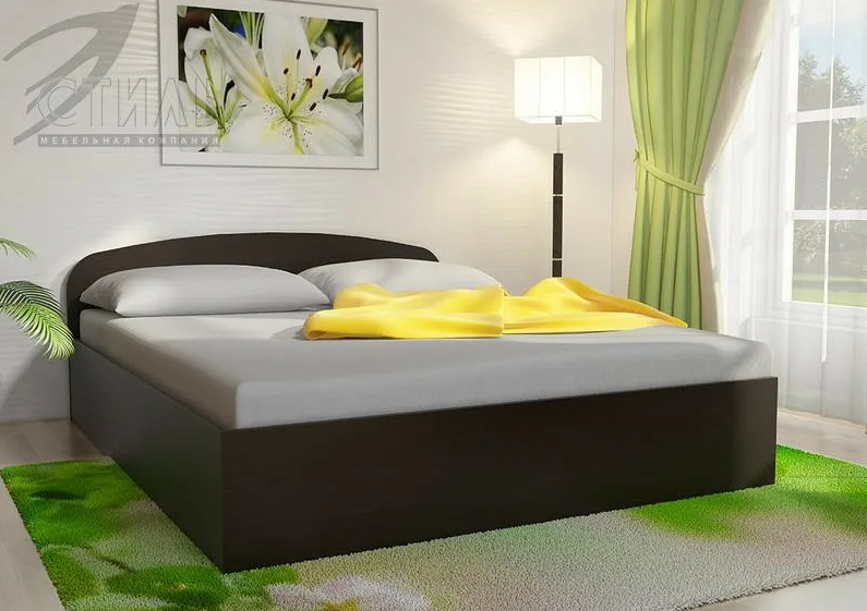 Кровать Хлоя 160 венге КР-005 - МК-стиль - фото 1 - id-p177296688