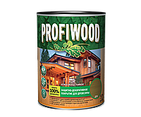 Защитно-декоративное покрытие для древесины PROFIWOOD орех 2.5л / 2.3 кг