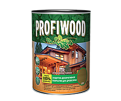 Защитно-декоративное покрытие для древесины PROFIWOOD орех 2.5л / 2.3 кг