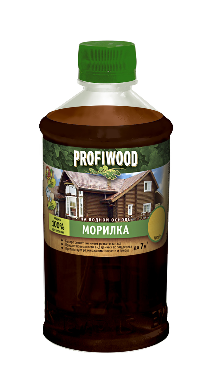 Морилка на водной основе PROFIWOOD орех 0.5 л / 0.5 кг