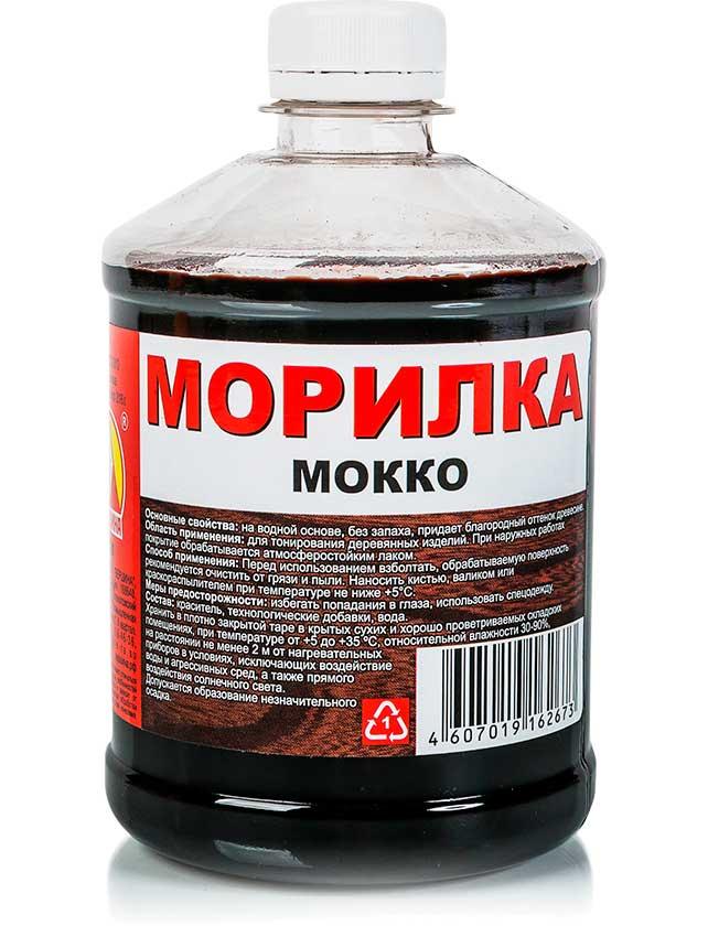 Морилка на водной основе "Мокко" Вершина 0.5 л