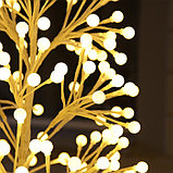 Светодиодное дерево «Шарики» 1.5 м, 360 LED, постоянное свечение, 220 В, свечение тёплое белое, фото 3