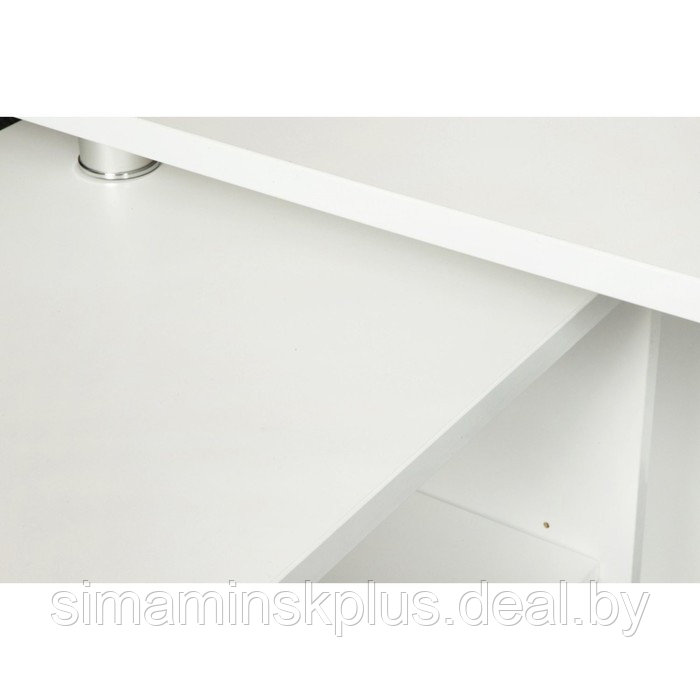 Компьютерный стол, 1400 × 1270 × 750 мм, левый, цвет белый - фото 5 - id-p177034875