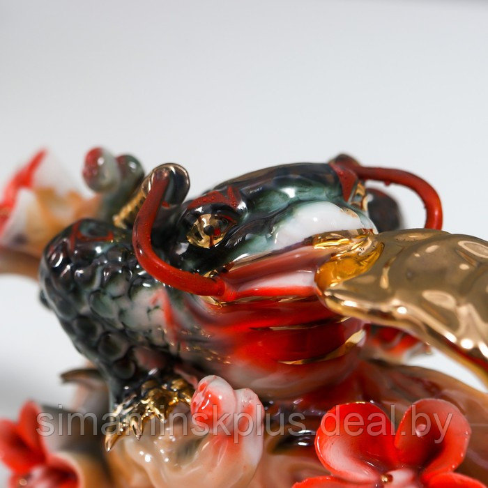Нэцке керамика "Две жабы на ветке сакуры" 8х6,5х16 см - фото 4 - id-p176825391