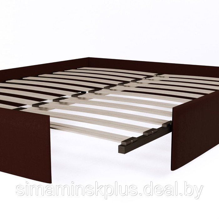 Кровать «Атриум» без ПМ, 1400×2000 мм, встроенное основание, цвет nice beige - фото 3 - id-p177045968