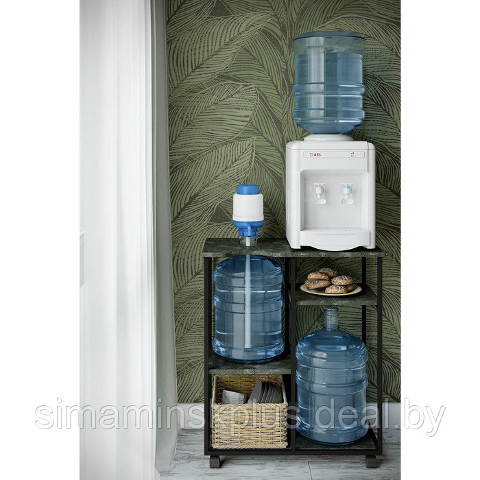 Подставка для воды «Уотер LOFT», 665 × 350 × 790 мм, цвет серый бетон - фото 4 - id-p177037250