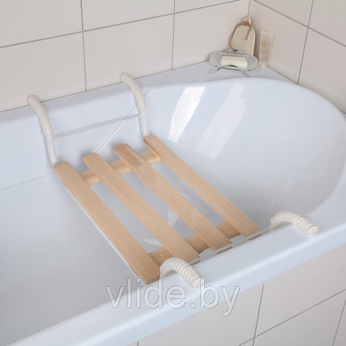 Сиденье для ванны "Классик", 4-реечное, съемное