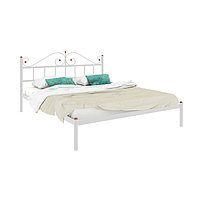Кровать «Диана», 1400 × 2000 мм, металл, цвет белый