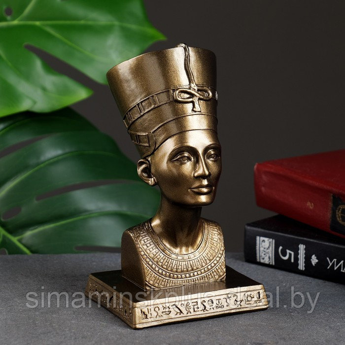 Фигура "Нефертити" бронза 10х17х9см - фото 1 - id-p176816617