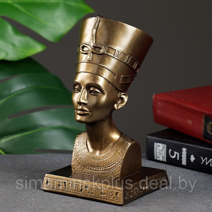 Фигура "Нефертити" бронза 10х17х9см - фото 4 - id-p176816617