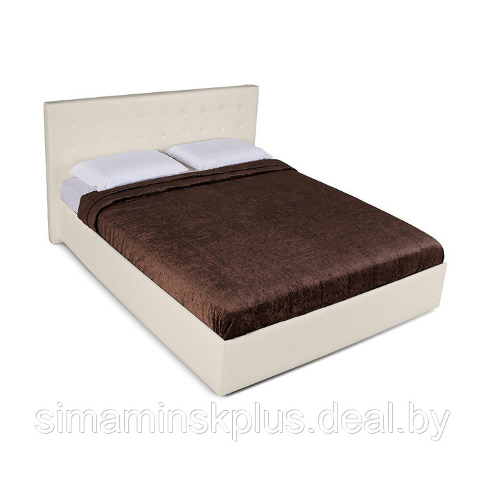 Кровать «Космопорт» без ПМ, 1400×2000 мм, встроенное основание, цвет nice beige - фото 5 - id-p177046113
