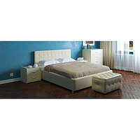 Кровать «Космопорт» без ПМ, 1600×2000 мм, встроенное основание, цвет nice beige