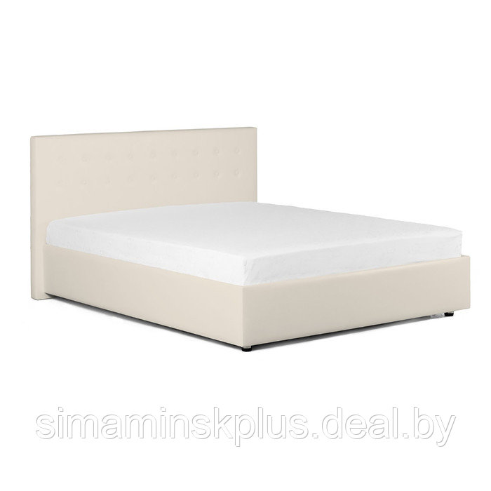 Кровать «Космопорт» без ПМ, 1800×2000 мм, встроенное основание, цвет nice beige - фото 2 - id-p177046276