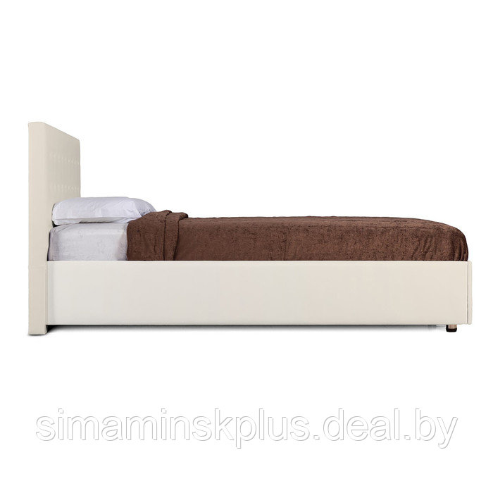 Кровать «Космопорт» без ПМ, 1800×2000 мм, встроенное основание, цвет nice beige - фото 4 - id-p177046276