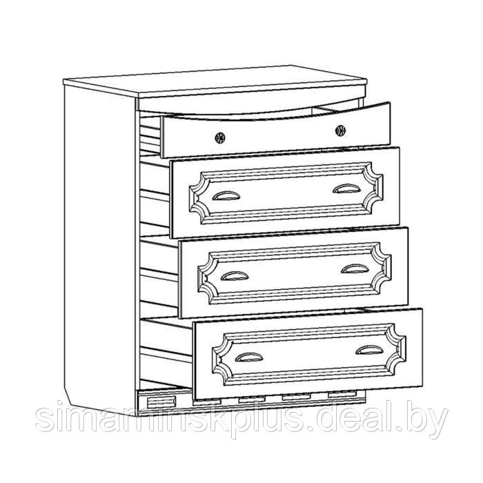 Комод 990 Мария-луиза №8 Бодега белый - фото 3 - id-p177035850