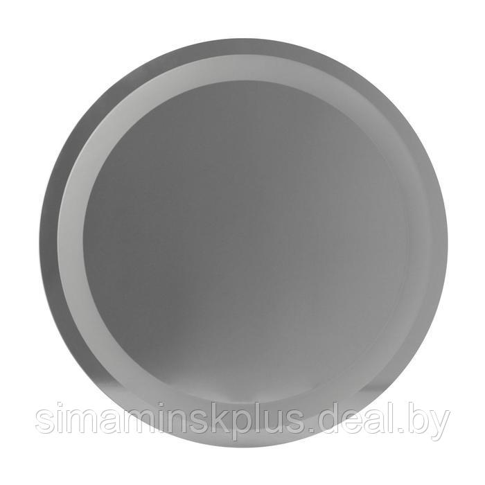 Зеркало круглое, D= 65 см с 2 пластинами, с пескоструйной графикой - фото 4 - id-p177028976