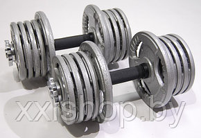Набор гантелей металлических Хаммертон Atlas Sport 2x16.5 кг, фото 2