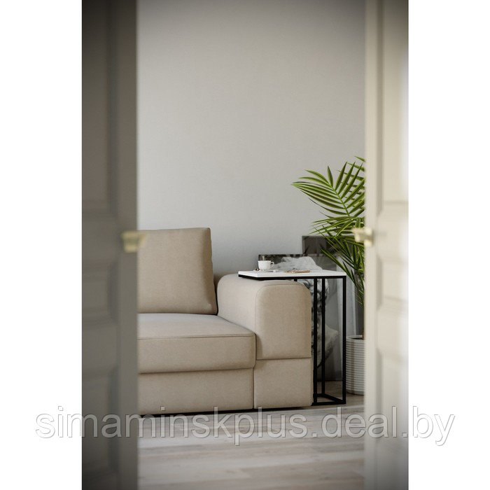 Стол придиванный «Агами», 500 × 310 × 705 мм, МДФ, цвет белый - фото 4 - id-p177036188