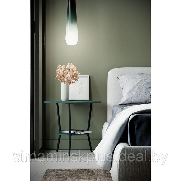 Стол журнальный «Шот», 550 × 550 × 500 мм, цвет базилик - фото 1 - id-p177036201