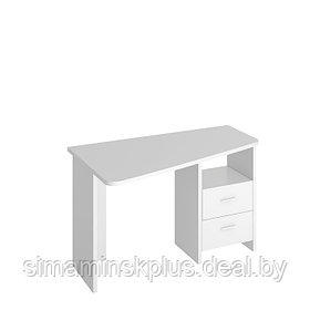 Стол, 1200 × 720 × 770 мм, левый угол, цвет белый жемчуг