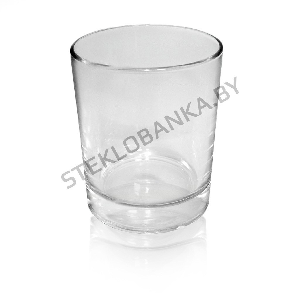 Стеклянный стакан для свечей 250 мл (высокий)(стеклобанка)