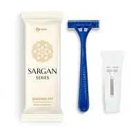 Набор бритвенный Sargan (бритва + крем для бритья 10г), картонная коробка