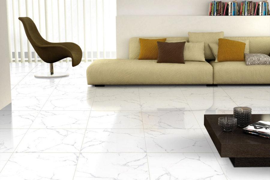 Керамогранит Netto White marble polished 600×600 - фото 4 - id-p169149924