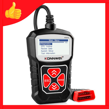 Автосканер Konnwei KW310 (OBD2. Встроенная библиотека ошибок), фото 2