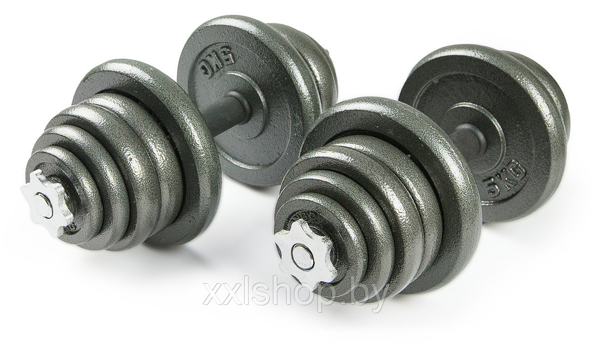 Набор металлических гантелей Atlas Sport 2х25 кг - фото 1 - id-p177321962