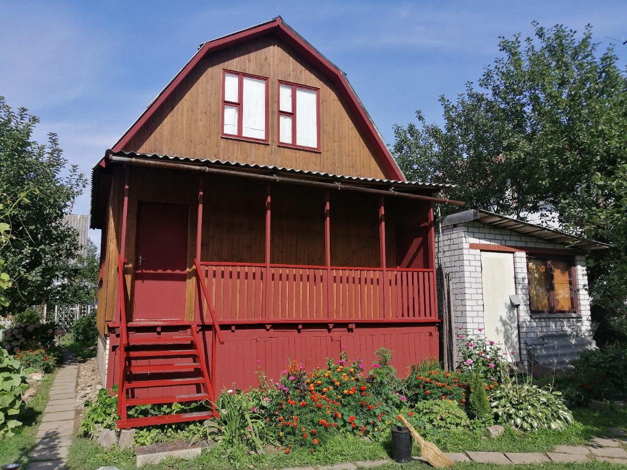Покраска деревянного  дома, фото 1