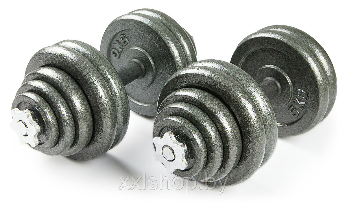 Набор металлических гантелей Atlas Sport 2х30 кг - фото 1 - id-p177323083