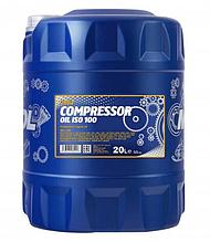 Масло компрессорное Mannol Compressor Oil ISO 100 - минеральное, 20л,  53733